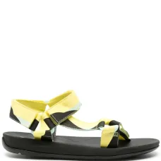 Сандалии на липучках с графичным принтом