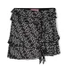 Ярусная мини-юбка с монограммой