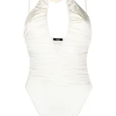 Купальник с цветочной аппликацией