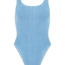 Купальник с квадратным вырезом и жатым эффектом