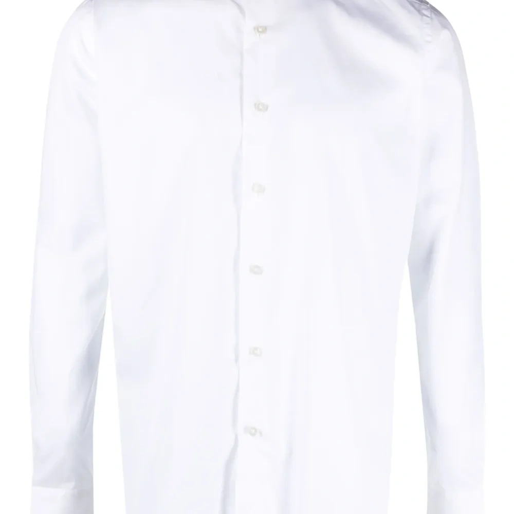 рубашка с косым воротником