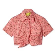 Рубашка с принтом