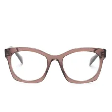 Очки в прозрачной оправе с логотипом