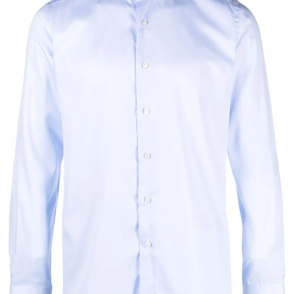 Рубашка с косым воротником