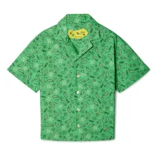 Рубашка с короткими рукавами и принтом