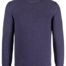 Джемпер из вирджинской шерсти с высоким воротником