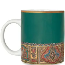 Фарфоровая кружка с принтом пейсли
