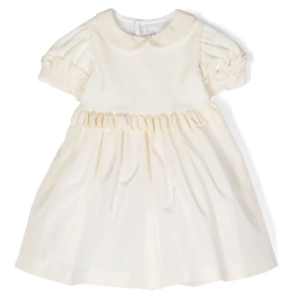 Платье с оборками и бантом