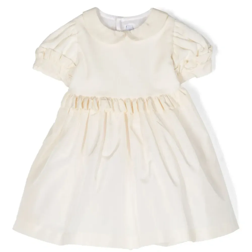 Платье с оборками и бантом