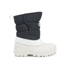 Стеганые зимние сапоги с логотипом