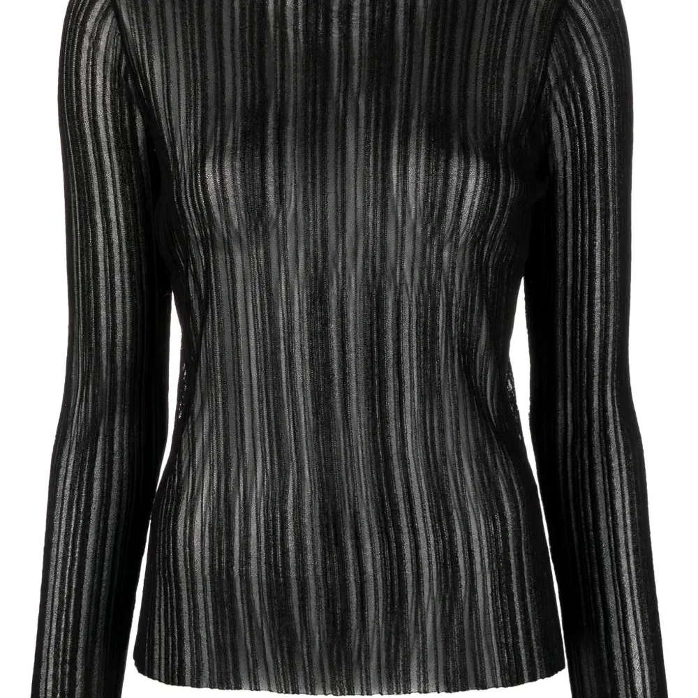 Прозрачный топ Amy в рубчик