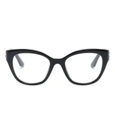 Очки в оправе 'кошачий глаз' с логотипом