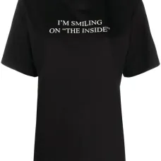 Футболка из органического хлопка с надписью Футболка из органического хлопка с надписью