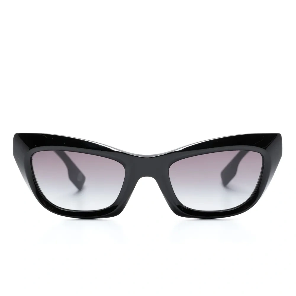 Солнцезащитные очки в оправе 'кошачий глаз' с логотипом Солнцезащитные очки в оправе 'кошачий глаз' с логотипом