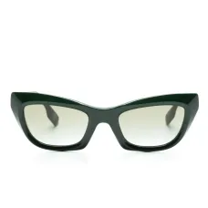 Солнцезащитные очки с логотипом и затемненным линзами Солнцезащитные очки с логотипом и затемненным линзами