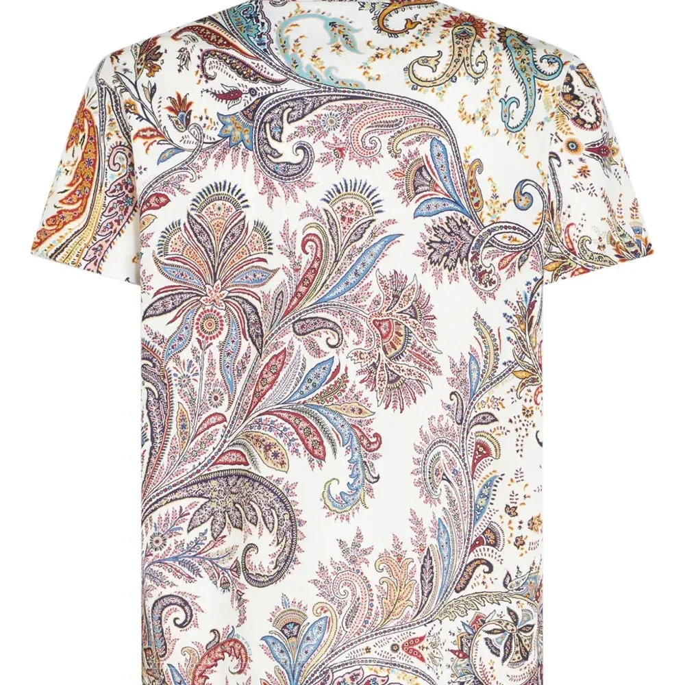 Футболка с принтом пейсли