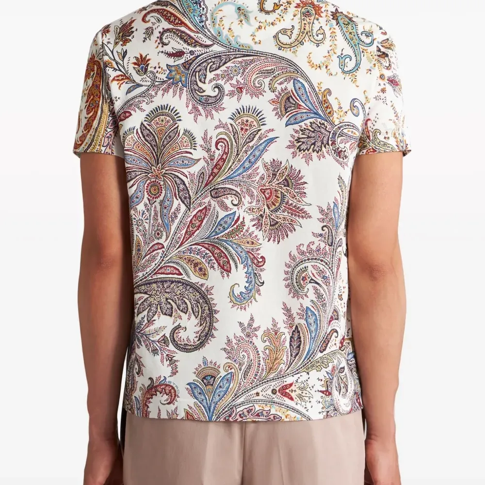 Футболка с принтом пейсли