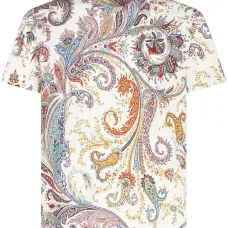 Футболка с принтом пейсли