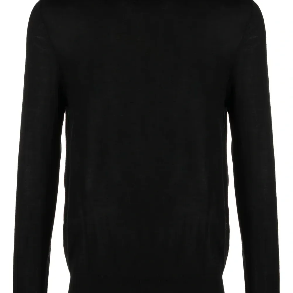 Джемпер из смесовой шерсти с высоким воротником