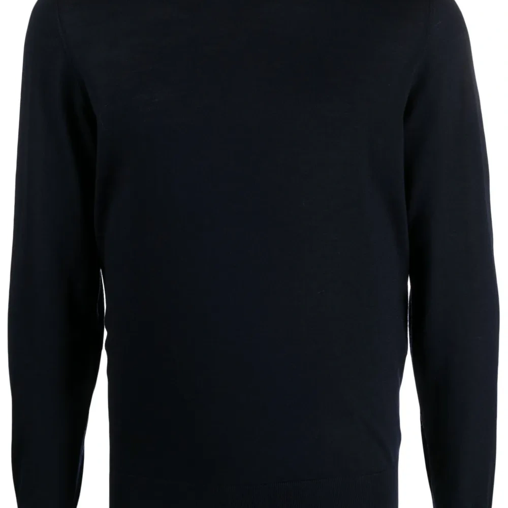 Шерстяной джемпер с круглым вырезом