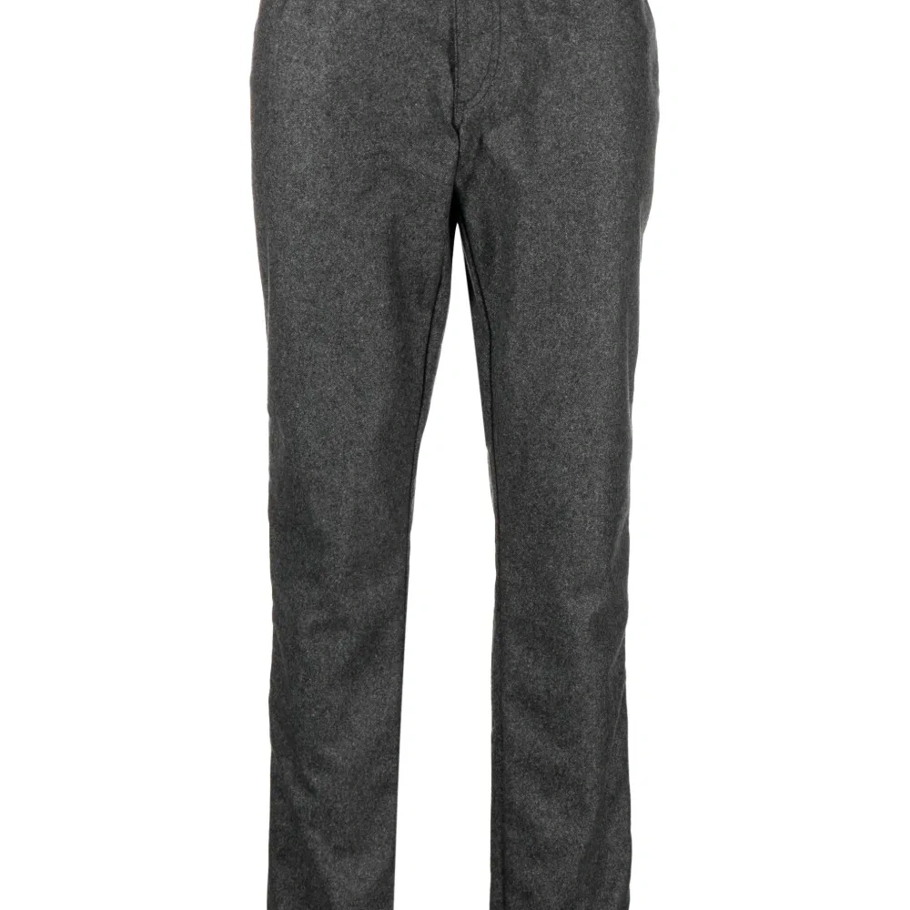 Прямые брюки с нашивкой-логотипом