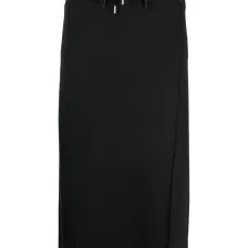 Юбка миди с нашивкой-логотипом