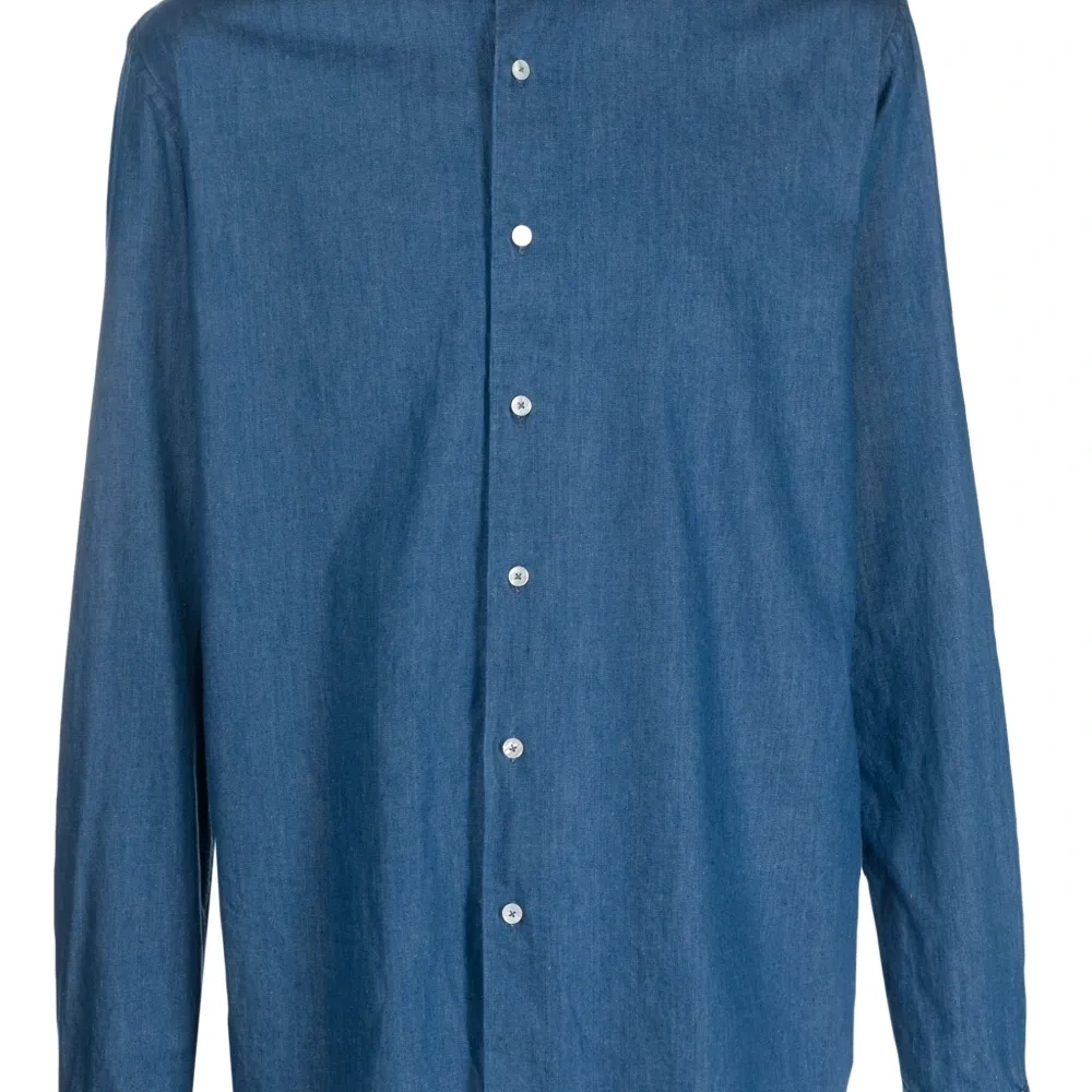 Рубашка с косым воротником