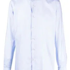 Рубашка из органического хлопка со срезанным воротником