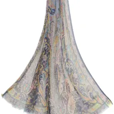 Шелковый платок с принтом пейсли