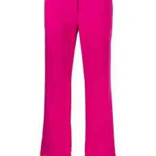 Укороченные брюки с перьями