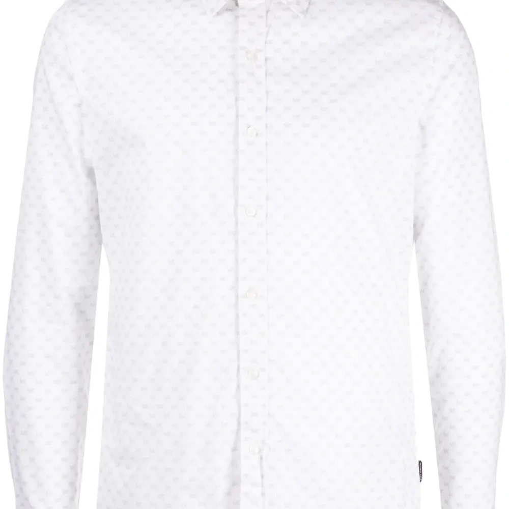 Поплиновая рубашка с логотипом