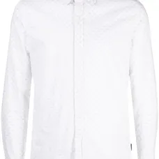 Поплиновая рубашка с логотипом