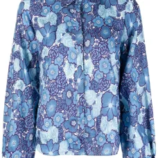 Льняная рубашка Las Brisas с цветочным принтом