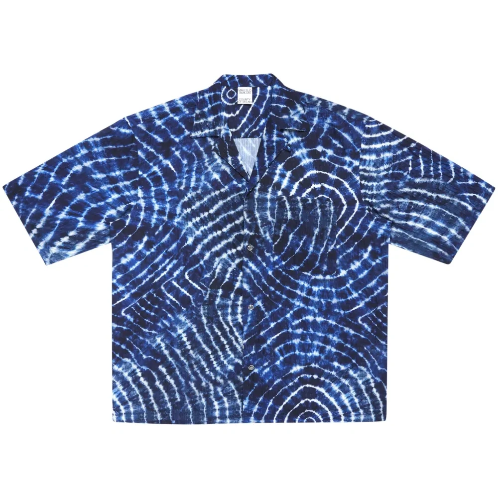 Рубашка AOP с принтом Soundwaves