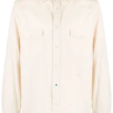 Вельветовая рубашка с вышитым логотипом Вельветовая рубашка с вышитым логотипом