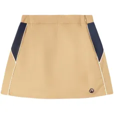 Мини-юбка с сетчатыми вставками