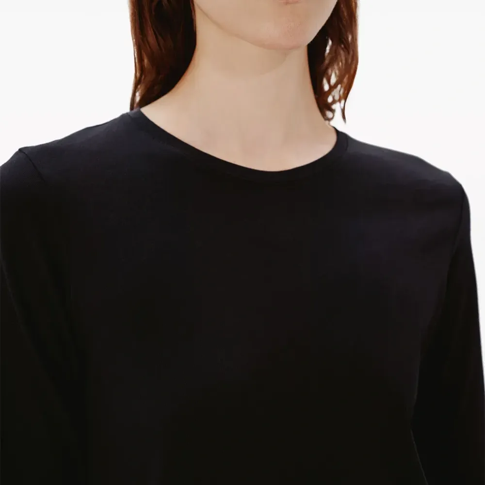 Лонгслив с круглым вырезом