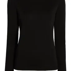 Лонгслив с круглым вырезом