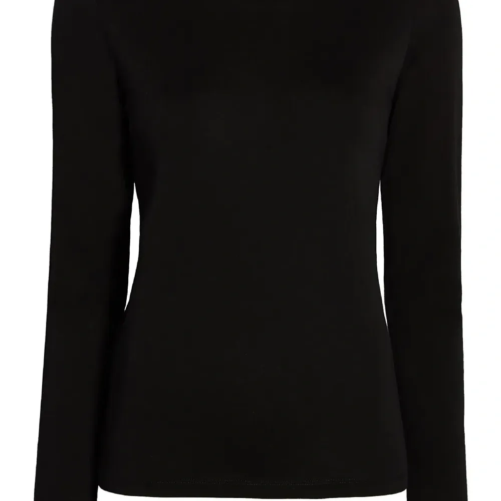 Лонгслив с круглым вырезом