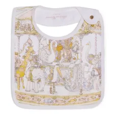 Нагрудник из органического хлопка с принтом Carousel Нагрудник из органического хлопка с принтом Carousel