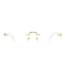 Очки в безободковой оправе