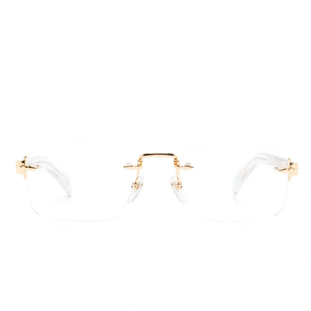 Очки в безободковой оправе