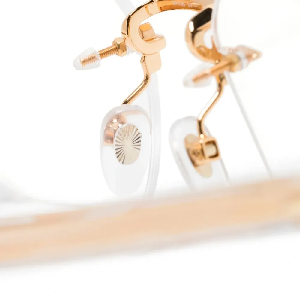 Очки в безободковой оправе