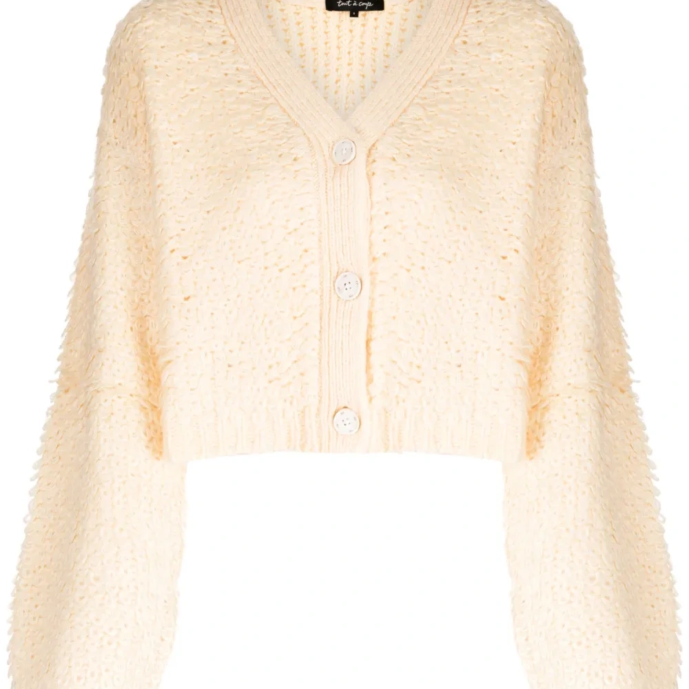 Укороченный кардиган из букле