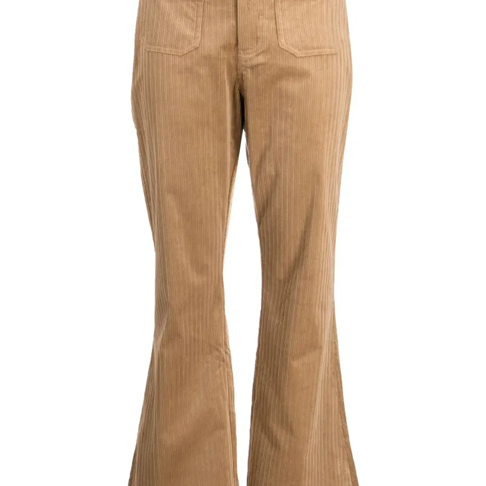 Расклешенные вельветовые брюки