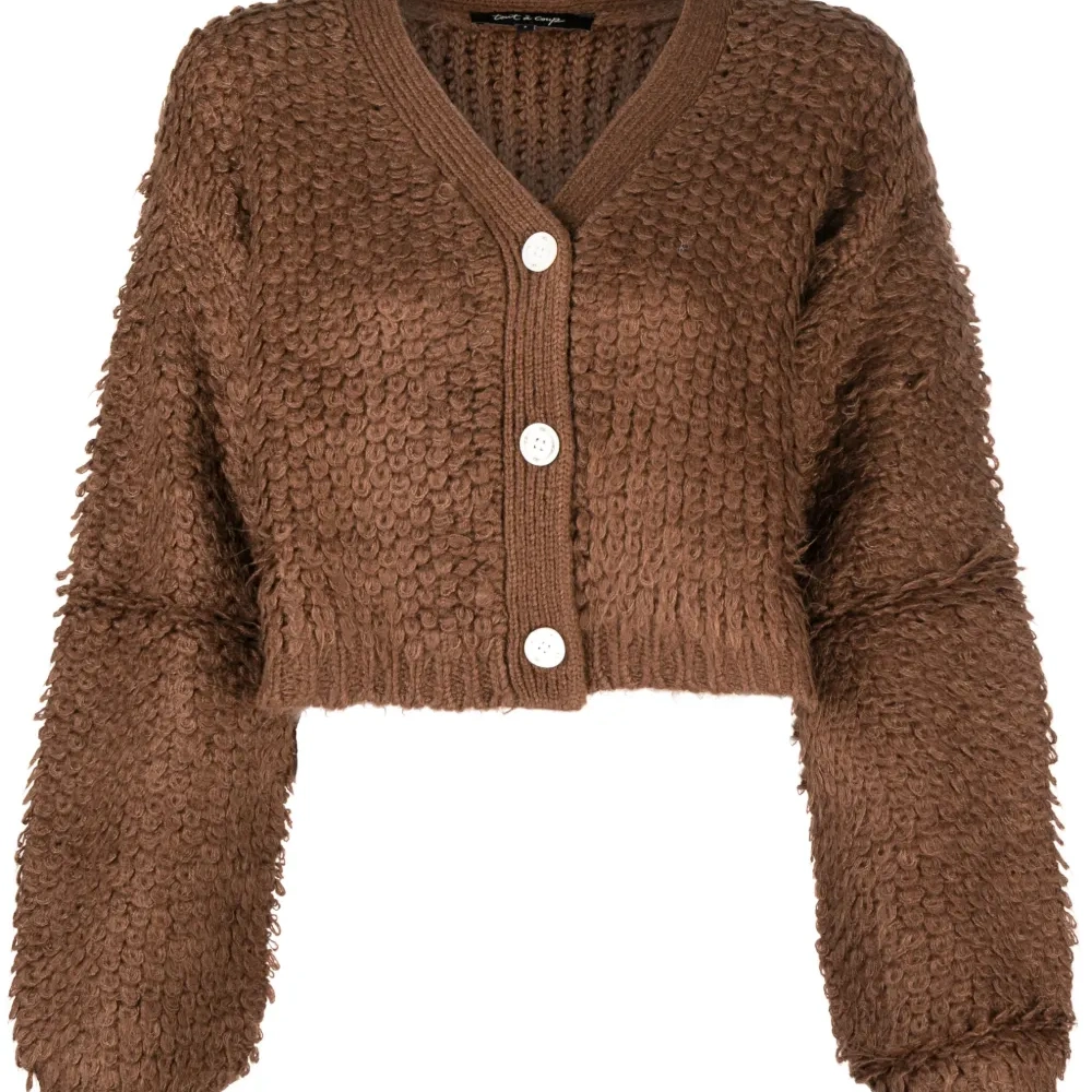 Укороченный кардиган из букле