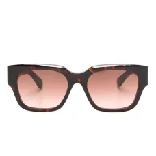 Солнцезащитные очки в квадратной оправе с логотипом