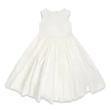 Платье с пышной юбкой и цветочным кружевом