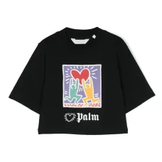 Укороченная футболка из коллаборации с Keith Haring