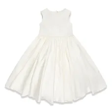 Платье с пышной юбкой и цветочным кружевом